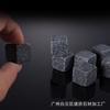 Granito gris WhiskyStones soporte para hielo de whisky vino estilo impreso logo favorito suministro directo de fábrica