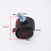 Fábrica de Origem Lixeira Médica Roda Móvel Universal Roda Parafusada Rodízio de Parafuso Plástico PP Rosca de Nylon Roda com Rosca