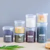 Tarro sellado transparente grande para refrigerador, caja de almacenamiento de granos para cocina, almacenamiento, plástico, tarro para leche en polvo, tarro para alimentos, tarro para granos