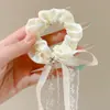Goma para el pelo tipo scrunchie oversized de estilo coreano con múltiples capas, liga para el pelo de estilo perezoso, cuerda para coleta, accesorio para el pelo de alta gama