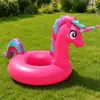 Flotador de Natación Inflable de Unicornio de PVC / Flotador Inflable para Niños y Adultos / Flotador para Juegos Acuáticos en la Playa