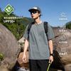 Camiseta de Verão Izexx Tendência Masculina UPF50+ Versátil Casual Esportiva Anti-UV Secagem Rápida Par Casal Manga Curta