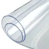 Rollo de Mantel Transparente de PVC, Mantel Impermeable al Aceite de Grado Alimenticio, Mantel Espesado Mate para Mesa de Comedor, Material en Rollo de Vidrio Suave Tipo Tablero de Cristal