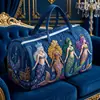 2026 Nueva Serie de Sirenas Bolso de Mano Portátil Estampado con Gran Capacidad para Guardar Ropa y Suministros de Viaje