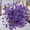 Flor de Plástico Simulada Gypsophila Flor Artificial Ramo de Boda Accesorios de Fotografía Flor Decorativa Amazon Exterior