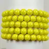 Pulsera morada ahumada joyería barata vidrio opaco transfronteriza popular comercio exterior exportación cuentas redondas de 8MM