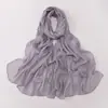 Novo Lenço Longo Prateado com Fio Prateado Amassado Estrela de Cinco Pontas Termocolante Estilo Transfronteiriço, Lenço da Moda, Lenço de Gaze de Minoria Étnica, Lenço de Cabeça do Sudeste Asiático