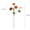 Flores de Crisântemo Selvagem Simulação Estilo Floresta Pastoral Decoração de Hotel para Casamento Festival Locais de Eventos Adereços para Fotos Flores Decorativas Flores de Seda Atacado