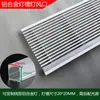 Rejilla de Ventilación de Aire Acondicionado de Aleación de Aluminio/ABS Extendida Ultraestrecha Empotrada Sin Marco Persiana de Retorno de Aire