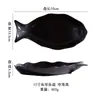 Plato Cerámico Creativo con Forma de Pez Estilo Japonés Plato de Pescado para Uso Doméstico, Plato de Pescado para Cocinar Pescado al Vapor, Plato Grande Ovalado para Pescado Vajilla