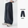 Calça Masculina Duo Duo Home com Barra Curva Anti-Pilling Estação Primavera e Outono 2026 Novidades de Outono Calças Casuais Infantis Calças Longas Masculinas