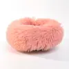 Nido de Peluche Redondo para Mascotas, Conejillos de Indias, Calentador de Nido de Otoño e Invierno, Nido de Algodón de Peluche Profundo para Hámster