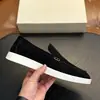 Zapatos populares de cuero mate sin cordones de importación, forro STN naranja brillante, puntera cuadrada simple, suela suave para el uso diario en el trabajo, zapatos planos para hombre