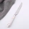 Mango Cerámico Nórdico Patrón de Mármol Acero Inoxidable Vajilla Occidental Cuchillo y Tenedor Cuchara Cuchillo y Tenedor para Bistec Fábrica Outlet de Vajilla
