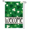 Bandera de Jardín Transfronteriza 2026 St. Bandera Decorativa de Jardín del Día de San Patricio Temu Bandera Decorativa para Exteriores Más Vendida