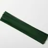 Não. 2, Não. 3, não. 4 Hastes de Flor Verdes Revestidas de Plástico Fio para Artesanato DIY para Arranjos de Flores Feitos à Mão e Hastes de Suporte para Plantas Verdes