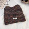 Sombrero de Lana Degradado Dulce y Lindo con Orejas de Gato para Mujer Otoño e Invierno Estilo Coreano Cálido Protección para las Orejas Sombrero de Punto Jersey Sombrero para el Frío