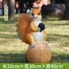 Adornos de Ardilla para Patio de Jardín Esculturas de Animales Simulados para Exteriores Decoraciones Colgantes Artesanías de Resina Decoraciones para Paisaje de Jardín