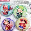 Insignia Periférica Wummy de One Piece Luffy Suolong Shanzhi Insignia de Elemento Secundario de Animación Broche Metálico Wummy