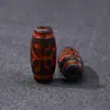 Vintage Material Viejo Nueve Ojos Dzi Cuentas Ágata Cuentas Sueltas Nueve Ojos Tres Ojos Noble Diente de Tigre Joyería Hecha a Mano Accesorios DIY Al por Mayor