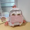 Mochila de jardín de infantes de dibujos animados, de alto valor, gatito lindo bordado, mochila pequeña casual ligera para niños, mochila escolar