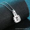 Collar Xindeyi de Plata de Ley S925 para Mujer con Cuatro Garras, Colgante de Bolsita de Moissanita, Cadena para Clavícula, Directo del Fabricante