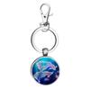 Chaveiro Pingente Pedra do Tempo das Doze Constelações Transfronteiriço Pingente de Chaveiro de Metal Presente Criativo de Aniversário