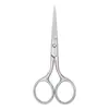 Tesoura de beleza de aço inoxidável para sobrancelha, cílios, multiuso, tesoura para barba, tesoura de beleza, tesoura toda em aço, atacado