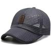 Gorra de malla transpirable de estilo coreano para hombre, gorra de béisbol de verano para mujer, gorra de viaje para el sol.