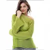 Suéter de Punto Calado Estilo Europeo y Americano para Mujer, Nuevo Estilo Otoño con Mangas Acampanadas, Top Suéter Corto y Sexy