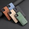 Funda Adecuada para Teléfono Apple 18 con Soporte Multiaángulo, Patrón de Fibra de Carbono, Ranura para Tarjeta, Cubierta de Cuero y Funda con Protección Precisa de Agujeros para iPhone 18