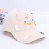 Chapéu de Coelho Fofo de Desenho Animado para Crianças Boné de Basebol Personalizado Boné com Aba Curva e Pala Boné de Rua Hip-Hop Chapéu de Sol de Verão