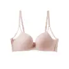 Lingerie Sem Costura para Mulheres, Confortável, Sem Aro, Retrai os Seios, Anti-Queda, Push-Up, Seios Pequenos, Sutiã Grande, Sutiã de Verão
