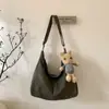 Bolso Bandolera para Mujer 2025 Nuevo Bolso Tote de Gran Capacidad Gamuza Vintage Otoño Versátil Hombro Viajero Bolso Mate
