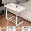 Mesa de Cabeceira, Mesa Elevatória Móvel, Mesa de Computador Elevatória Multifuncional, Escrivaninha Simples de Cabeceira, Mesa Pequena para Escritório