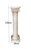 Adereços de estrada de casamento de estilo europeu ao ar livre coluna quadrada de gesso romana suporte de flores base de vaso de flores ornamentos decorativos de chão