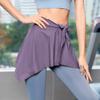 Falda deportiva de yoga, fitness, baile, anti-correr, con tirantes, informal