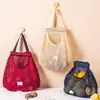 Bolsa Colgante de Malla Hueca para Frutas y Verduras de Cocina Bolsa de Almacenamiento para Cebolla, Papa, Jengibre, Ajo Bolsa de Malla Transpirable Almacenamiento Montado en Pared