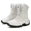 2024 Nuevas Botas de Nieve Casuales para Exteriores de Talla Grande de Caña Alta para Viajes Transfronterizos Calzado Deportivo de Moda Tendencia para Senderismo Negro
