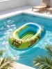 Nuevo bote inflable portátil de PVC engrosado transfronterizo para recreación acuática infantil, kayak inflable de verano para exteriores