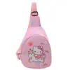 Nova Bolsa Infantil Yx para Idades 3-9, Meninos e Meninas, Mochila Transversal Estilosa de Desenho Animado, Bolsa Transversal de Ombro Único