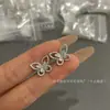 Collar de Mariposa Graf Phantom de Alta Gama para Mujer, Chapado en Oro de 18 Quilates, Lleno de Diamantes, Cadena para Clavícula Hueca Dulce de Lujo Ligero Gf de Nicho
