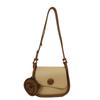 Bolso cruzado de un solo hombro para mujer, Bolso de alta gama para mujer, Bolso de moda nuevo con textura de nicho, Bolso de mano estilo western Negro