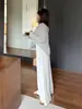 Calça-Saia Feminina Leve e Fluida de Cintura Alta Air Pants 2026 Novo Estilo de Verão Fresca Emagrecedora Casual 275175