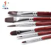 Fabricante Yihuale Pintura Personalizada Cepillo Acrílico de Nylon Tiza de Agua Varilla Roja Producción Pelo de Nylon Tiza de Agua