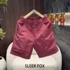Pantalones Cortos de Cinco Puntos Finos Simples Modernos Versátiles Casuales para Hombre Verano Nueva Línea de Moda Diseño de Pantalones Cortos Modernos