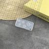 Silicone de Grau Alimentício Material de Alta Transparência Molde de Flor Rosa para Nail Art Lixa de Unha Concha do Mar Fornecimento Transfronteiriço Venda por Atacado
