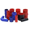 Modificación de Manguera de Admisión de Silicona para Coche, Tubería de Agua Curvada de Codo Resistente a Altas Temperaturas, Manguera de Goma para Intercooler Reforzada con Tela, Intercooler
