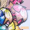 Fornecimento Exclusivo Transfronteiriço de Patches Bordados de Borboleta Degradê para Roupas, Bolsas, Sapatos e Chapéus, Patches de Decoração DIY, Amostra Grátis Disponível