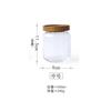 Martelo resistente ao calor vidro selado jar acácia tampa de madeira frasco de armazenamento multigrãos porca jarra espaguete café chá frasco